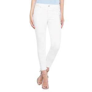 Liverpool Jeans Company White Cropped Jeans